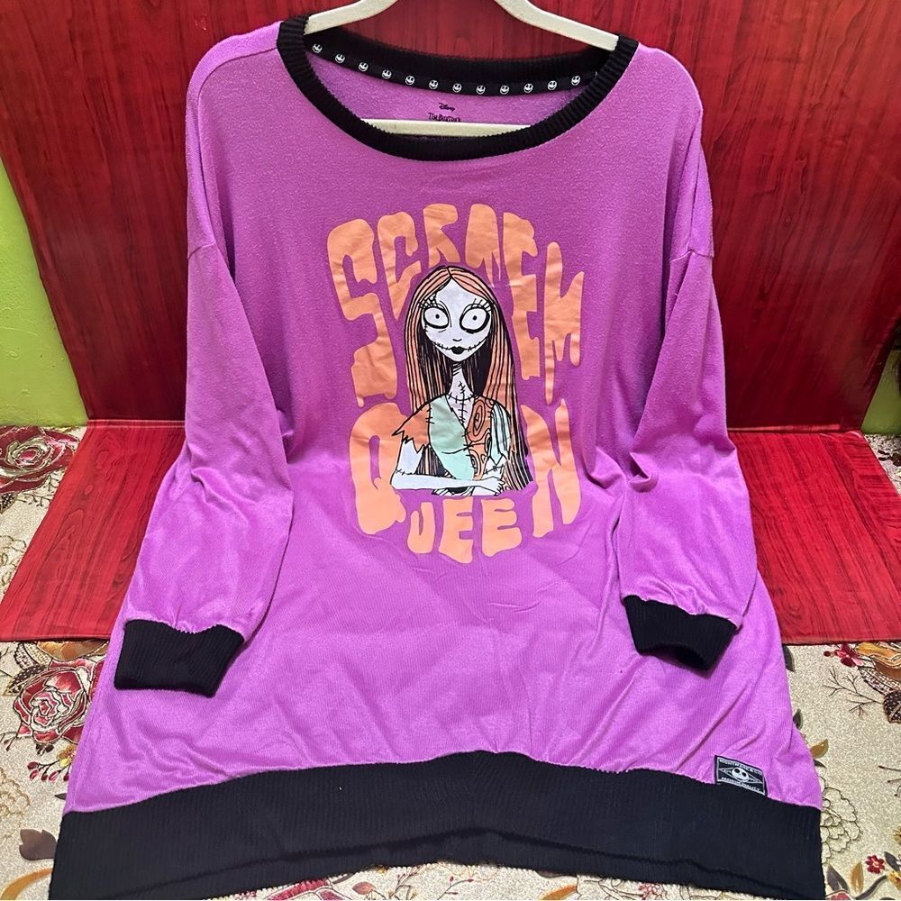 Disney Women’s plush The Nightmare Before Christmas Sally Sleepshirt 2X
